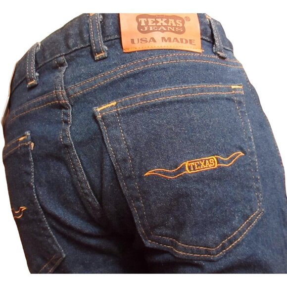Womens Jeans 30x32 6 NEW Texas Jeans Low Rise Stretch Denim BOOTCUT Made USA - Picture 1 of 8